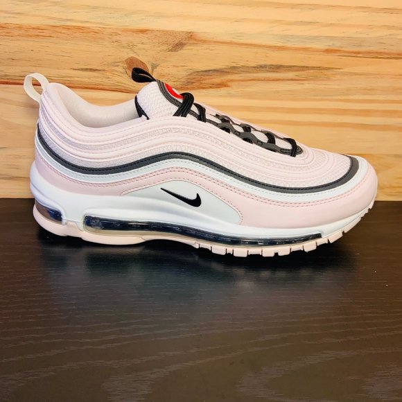 New Nike Women's Air Max 97 Soft Pink Black - Picture 3 of 8